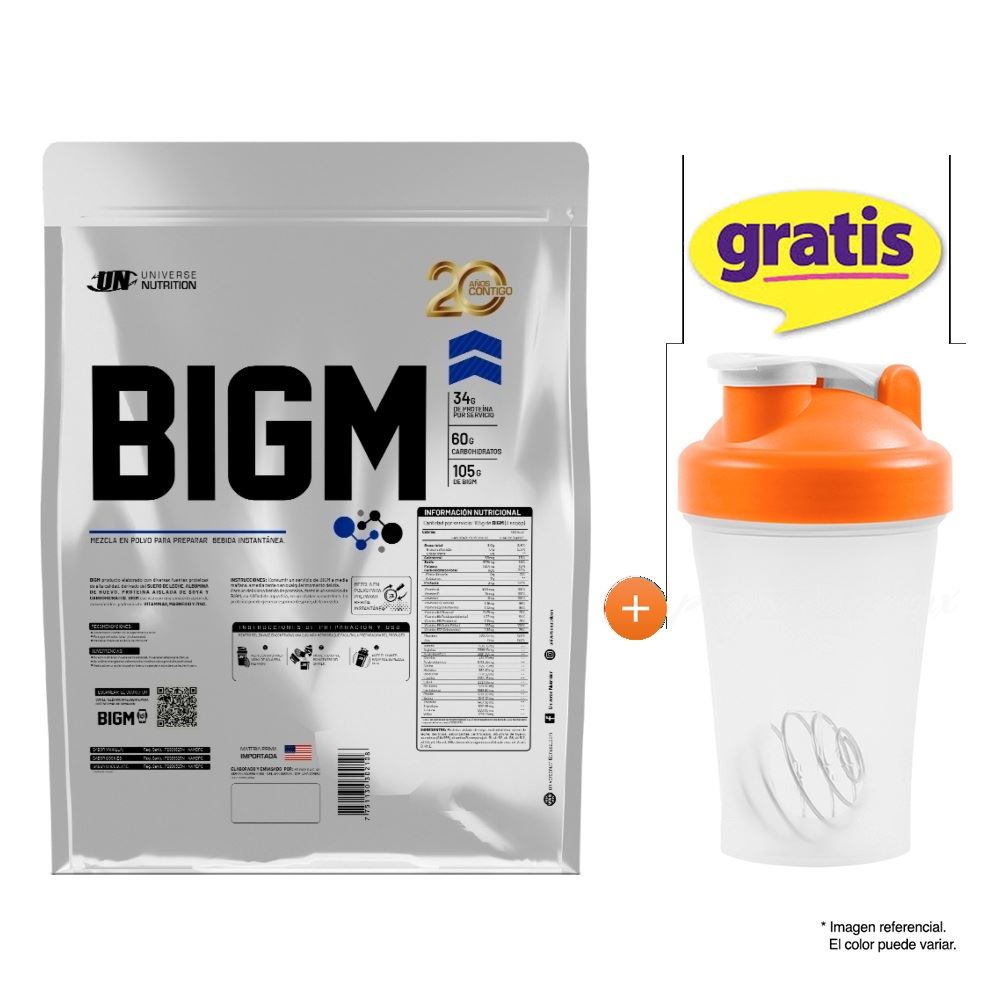 Mass Gainer Universe Nutrition Bigm 5kg Vainilla